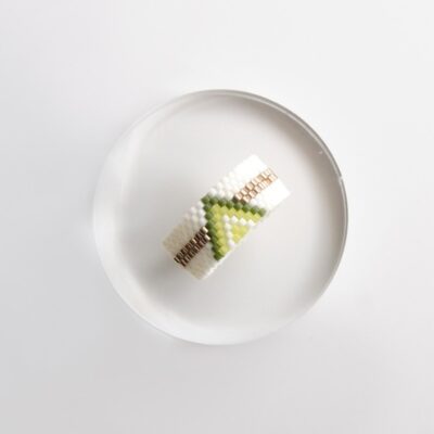 Bague Miyuki – La forêt - Vert Vert