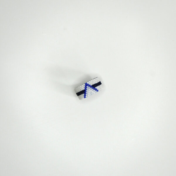 Bague Miyuki - La mer - Heu Bleu satin – Image 5