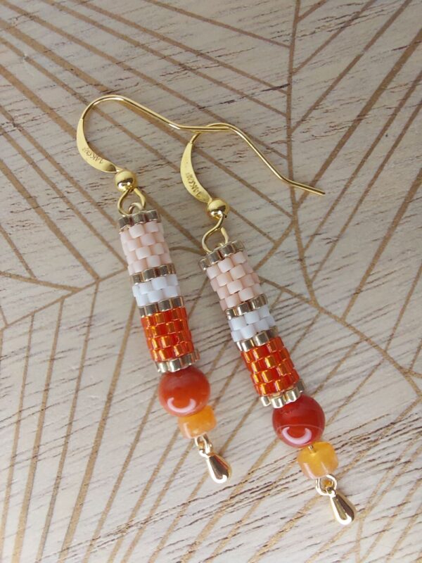 Boucles d'oreilles Miyuki - Ozon Titui