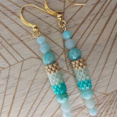 Boucles d'oreilles Miyuki - MaDing Waa