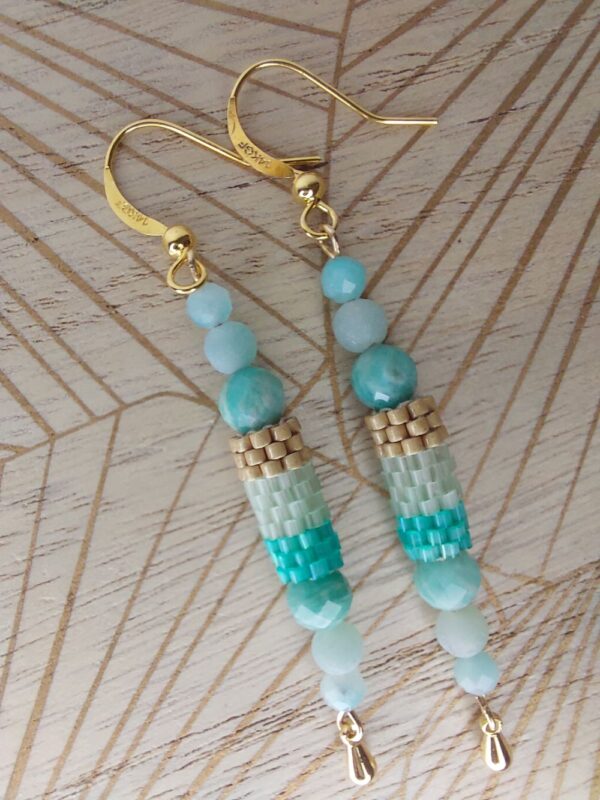 Boucles d'oreilles Miyuki - MaDing Waa