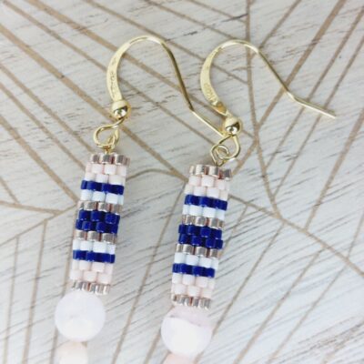 Boucles d'oreilles Miyuki - Mba Kassah