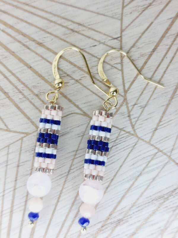 Boucles d'oreilles Miyuki - Mba Kassah