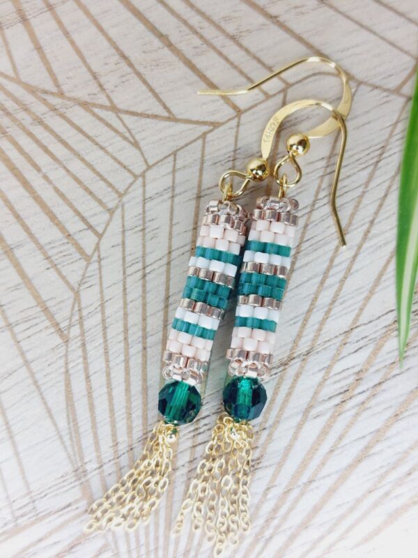 Boucles d'oreilles Miyuki - Eza Boto