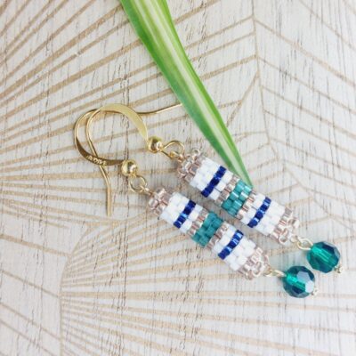 Boucles d'oreilles Miyuki - Mekwe Nga