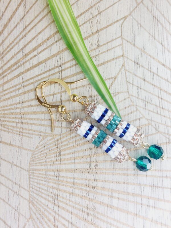 Boucles d'oreilles Miyuki - Mekwe Nga