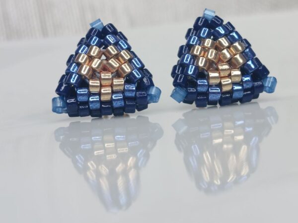 Boucles d'oreilles Miyuki 3D - Medumba