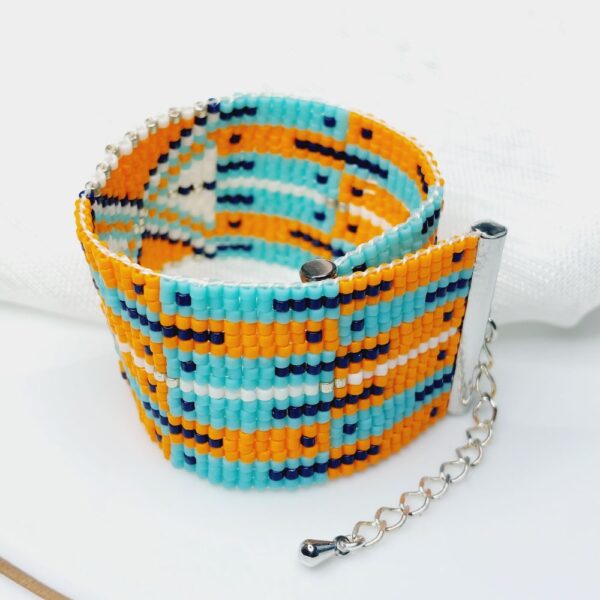 Bracelet Miyuki - Kenté Bleu turquois – Image 4