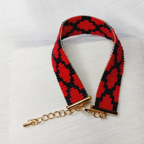 Bracelet Miyuki - Rouge de Dschang – Image 3