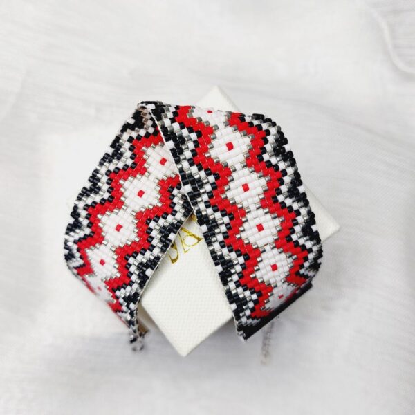 Bracelet Miyuki Rouge - Nde' Pi Dieh – Image 4