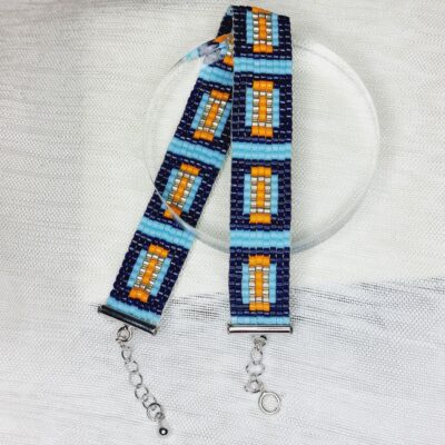 Bracelet Miyuki - Le Ntem Orange