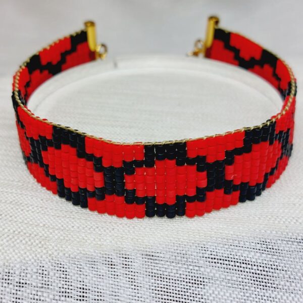 Bracelet Miyuki - Rouge de Dschang – Image 4