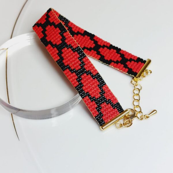 Bracelet Miyuki - Rouge de Dschang – Image 6