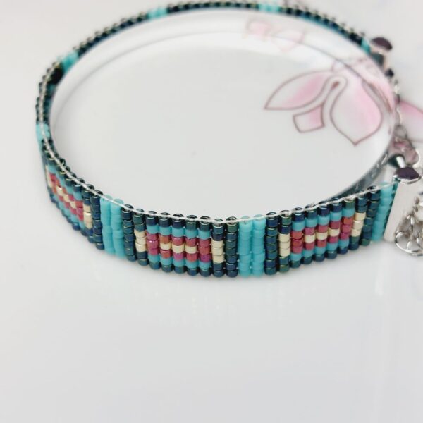 Bracelet Miyuki - Le Ntem rose – Image 2