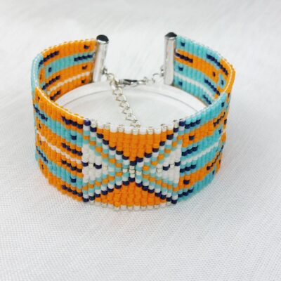 Bracelet Miyuki - Kenté Bleu turquois