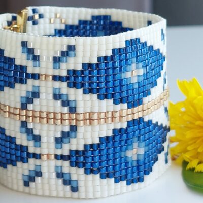 Bracelet Miyuki - Le Ndop Bamiléké