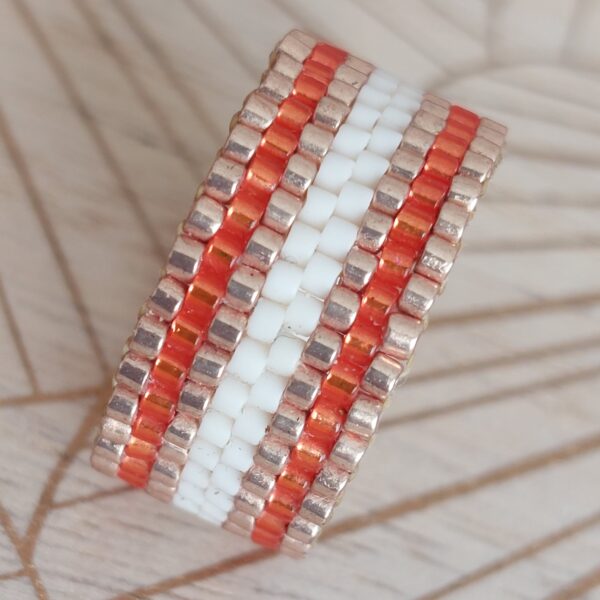 Bague Miyuki – Le Ndop Heu Mandarine