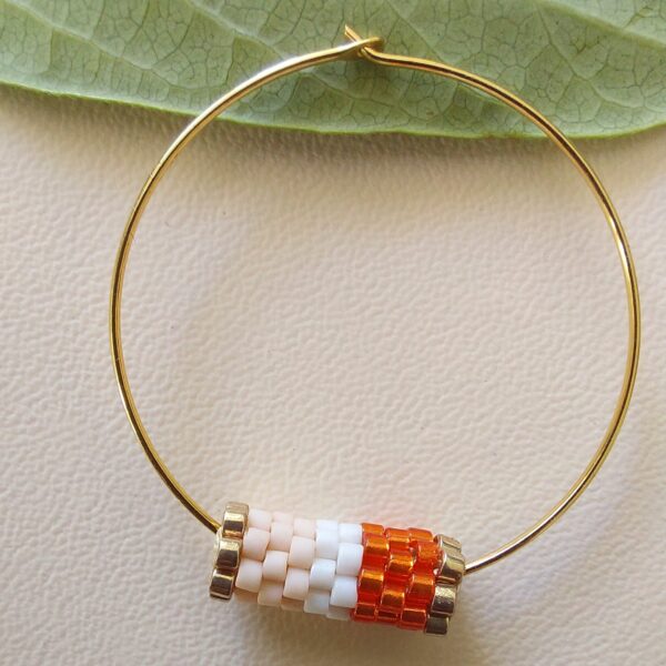 Pendentif Miyuki - NGo - Orange 9/10 perles – Image 4