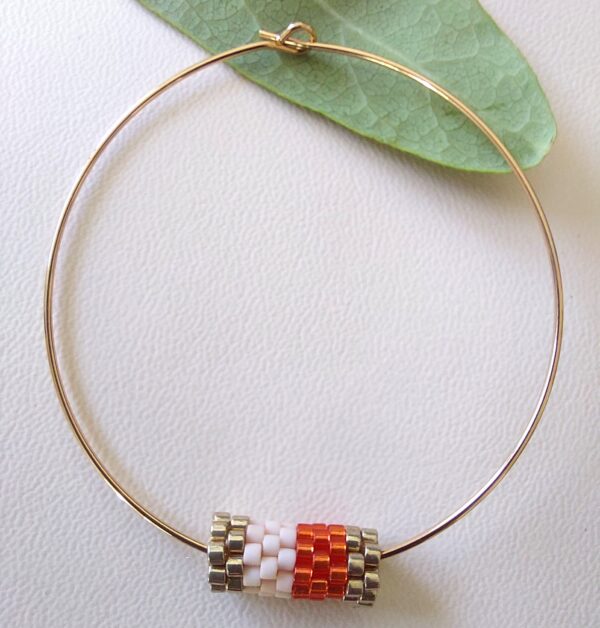 Pendentif Miyuki - NGo - Orange 9/10 perles – Image 5