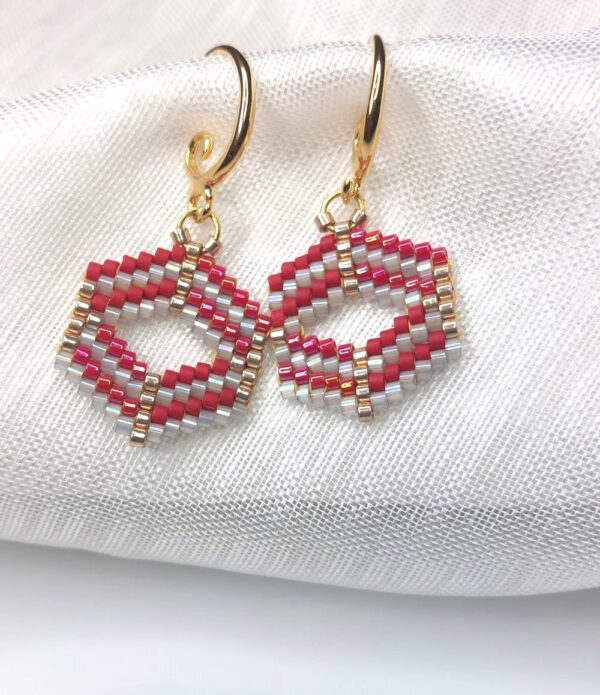 Boucles d'oreilles Miyuki - Yemba rond – Image 8