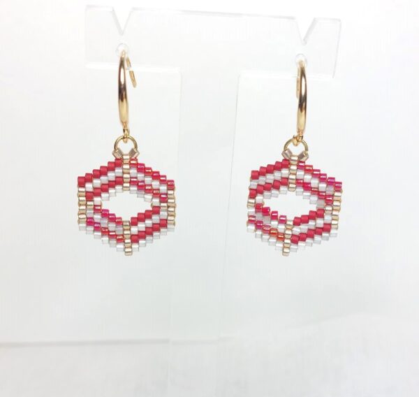 Boucles d'oreilles Miyuki - Yemba rond – Image 6