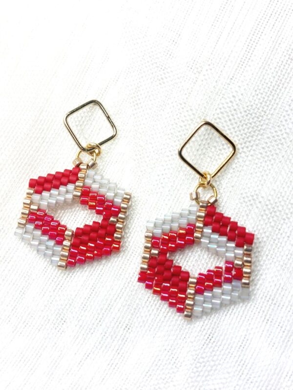Boucles d'oreilles Miyuki - Yemba losa