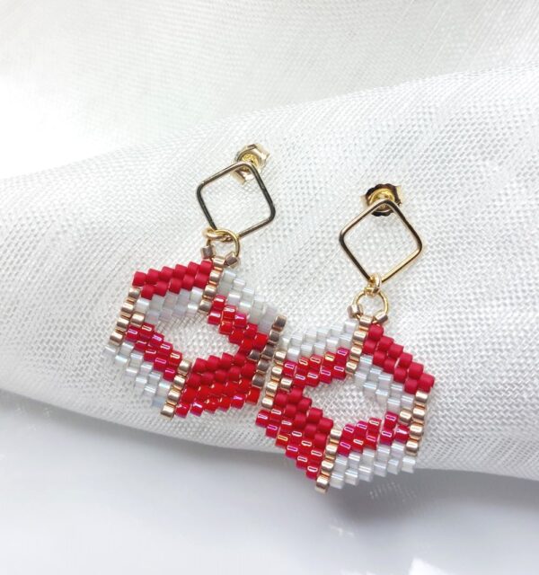 Boucles d'oreilles Miyuki - Yemba losa – Image 2