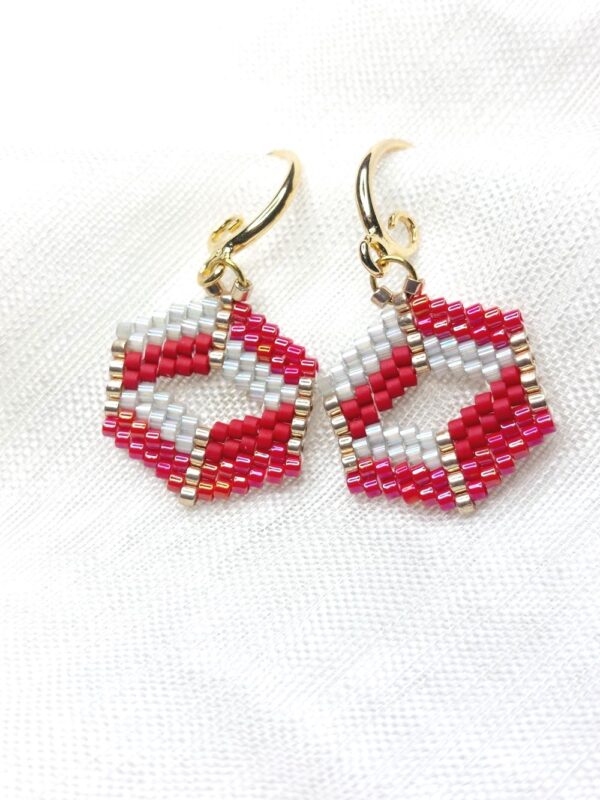 Boucles d'oreilles Miyuki - Yemba rond – Image 3