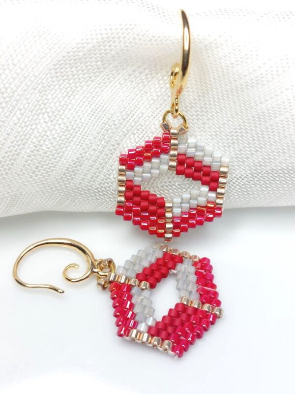 Boucles d'oreilles Miyuki - Yemba rond